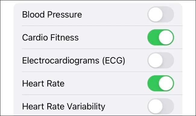 Bagaimana untuk berkongsi data pemantauan kesihatan pada iPhone
