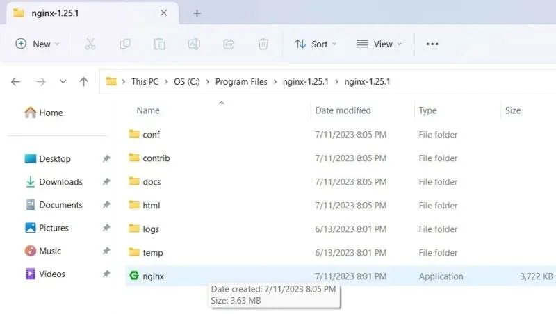 Windows'ta Nginx Sunucusu nasıl kurulur ve çalıştırılır