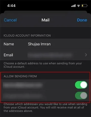 Cara membuat nama panggilan dan alias untuk e-mel iCloud