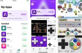 Arahan untuk memuat turun AltStore, aplikasi gantian App Store pada iPhone dan iPad
