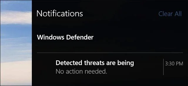 Arahan untuk menggunakan Windows Defender