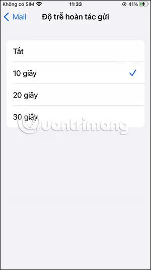 So passen Sie die E-Mail-Rückrufzeit unter iOS 16 an