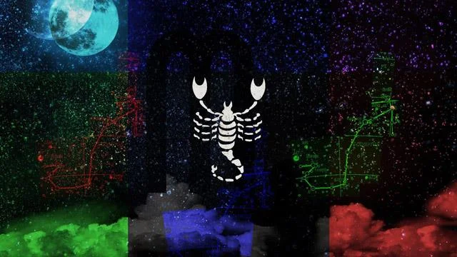 Kertas dinding super comel tanda zodiak: Scorpio, Shen Nong, Thien Yet, Thien Hat