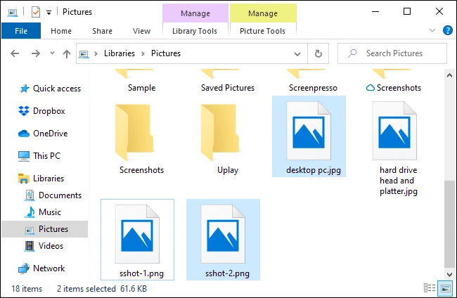 Cara menggunakan File Explorer tanpa tetikus pada Windows 10