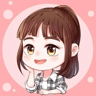Awatar Chibi, uroczy awatar, piękny awatar Chibi