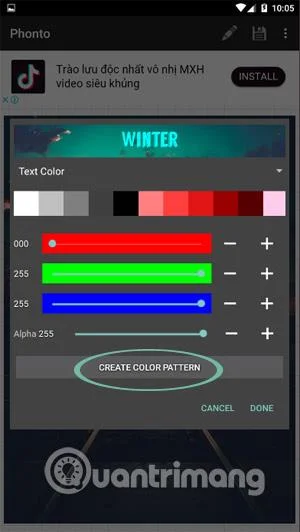 Instrucciones para agregar texto a fotos en teléfonos Android