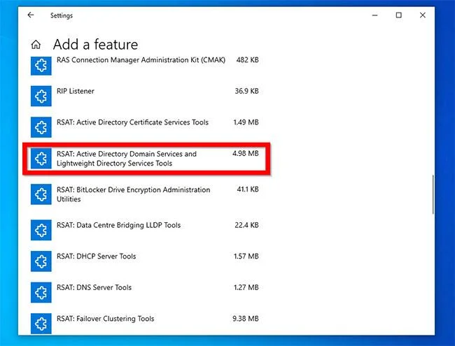 Windows 10'da Active Directory için RSAT nasıl etkinleştirilir Windows 10'da Active Directory için RSAT nasıl etkinleştirilir