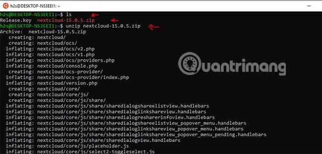 Nextcloud sunucusu Windows 10'a nasıl kurulur