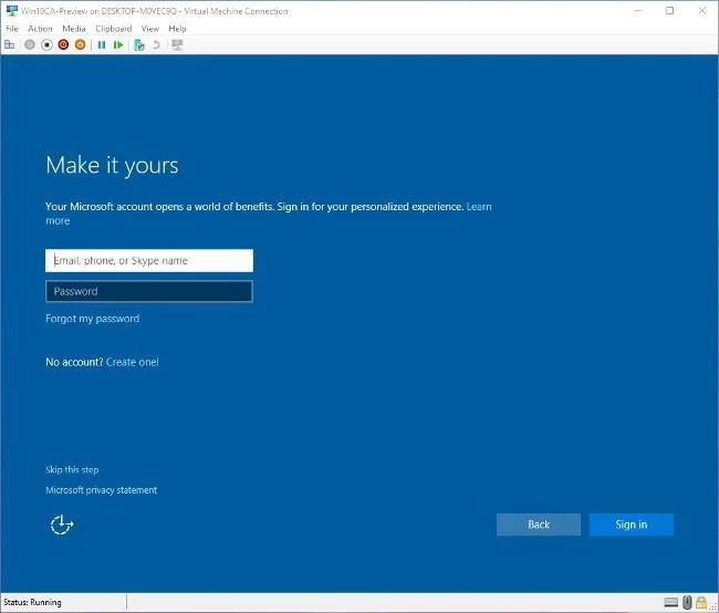 Cara menggunakan mesin maya untuk menguji binaan Windows 10 Insider tanpa perlu risau tentang ralat sistem