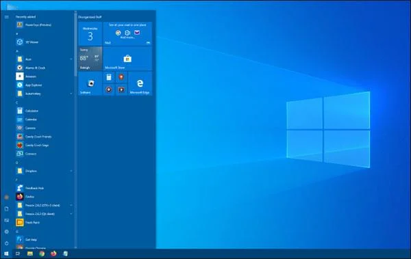 Windows 10'da Başlat menüsünün boyutu nasıl değiştirilir?