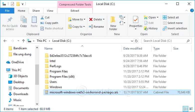 .Net Framework 3.5 yüklenirken 0x800F081F hatasını düzeltin