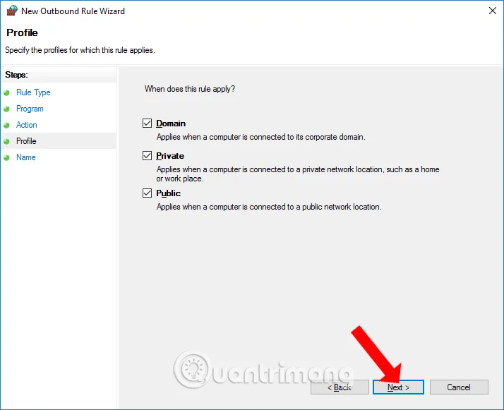 Bagaimana untuk menyekat sambungan Internet untuk perisian dan aplikasi dalam Windows 10