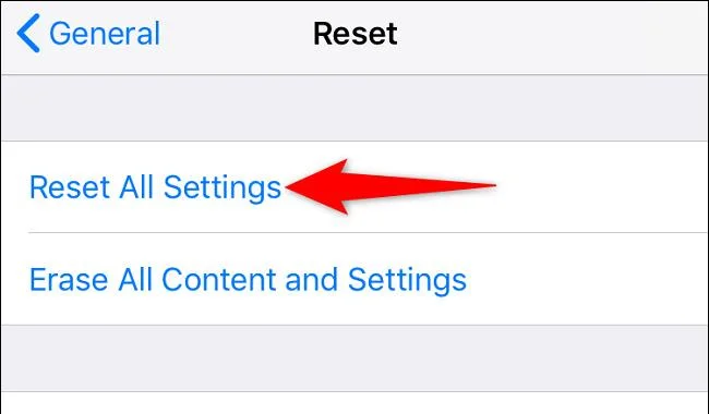 Bagaimana untuk menetapkan semula semua tetapan pada iPhone