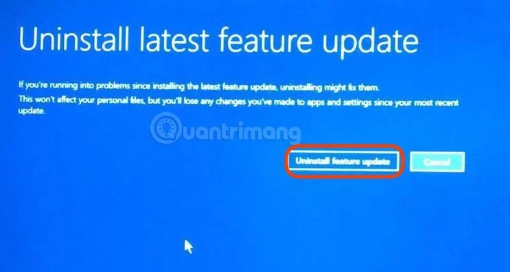 Windows 11からWindows 10に戻す方法