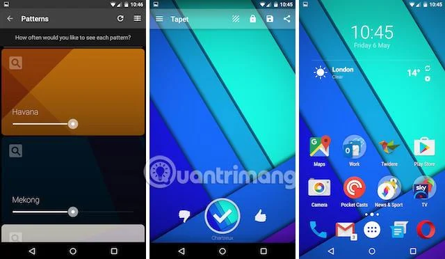 6 aplikasi terbaik untuk mencipta kertas dinding abstrak untuk Android