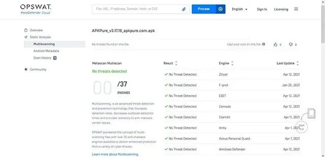 Arahan untuk mengimbas fail APK untuk virus untuk memastikan keselamatan sebelum pemasangan