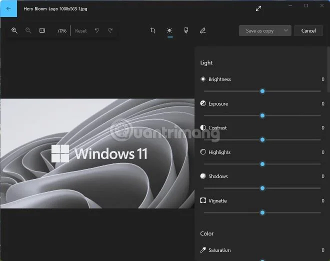 Hoe u kleurenfoto's naar zwart-wit converteert op Windows 11, zonder software te installeren