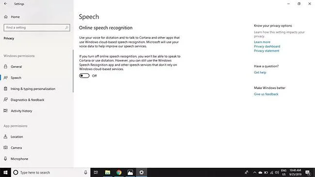 Matikan Cortana pada Windows 10