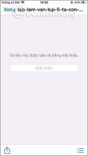 Bagaimana untuk menetapkan kata laluan PDF pada iPhone