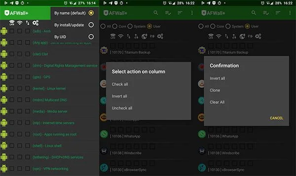 Как установить и использовать брандмауэр AFWall+ для Android