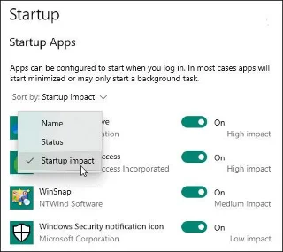 Windows 10 のシステムで起動するプログラムをオフにする