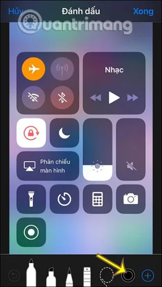 Bagaimana untuk melukis terus pada foto pada iPhone