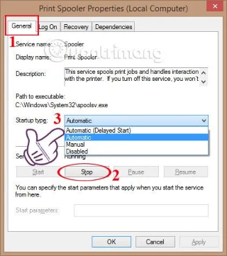 Hatayı düzeltin Yazdırma biriktiricisi hizmeti Windows 10, 8.1, 7'de çalışmıyor