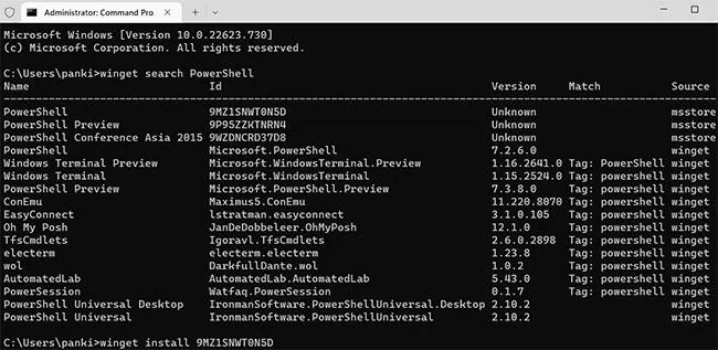 Installazione PowerShell