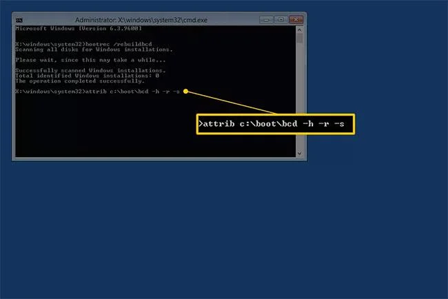 Windows'ta BCD nasıl yeniden oluşturulur