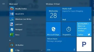 Windows 10da E-posta hesaplarını Başlat Menüsüne sabitleme