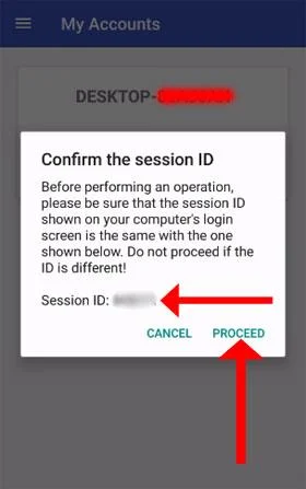 Arahan untuk membuka kunci komputer Windows dengan cap jari pada telefon Android