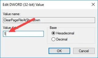 Padamkan kesan Pagefile setiap kali anda mematikan komputer Windows 10 anda