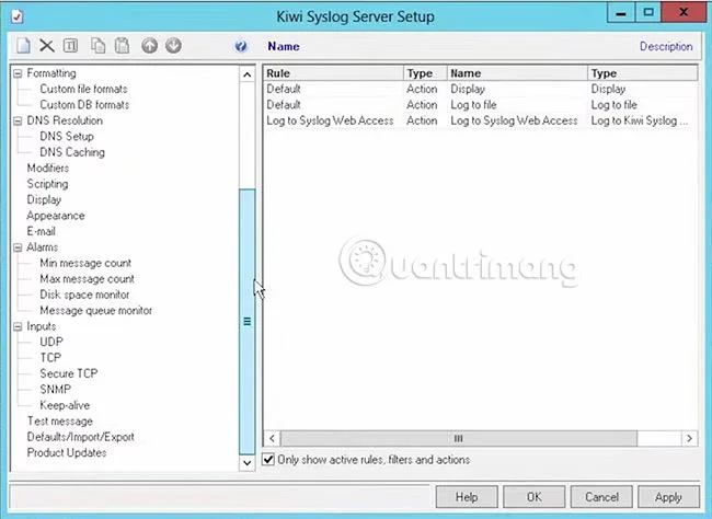 Windows için en iyi ücretsiz ve ücretli Syslog Sunucu yazılımı