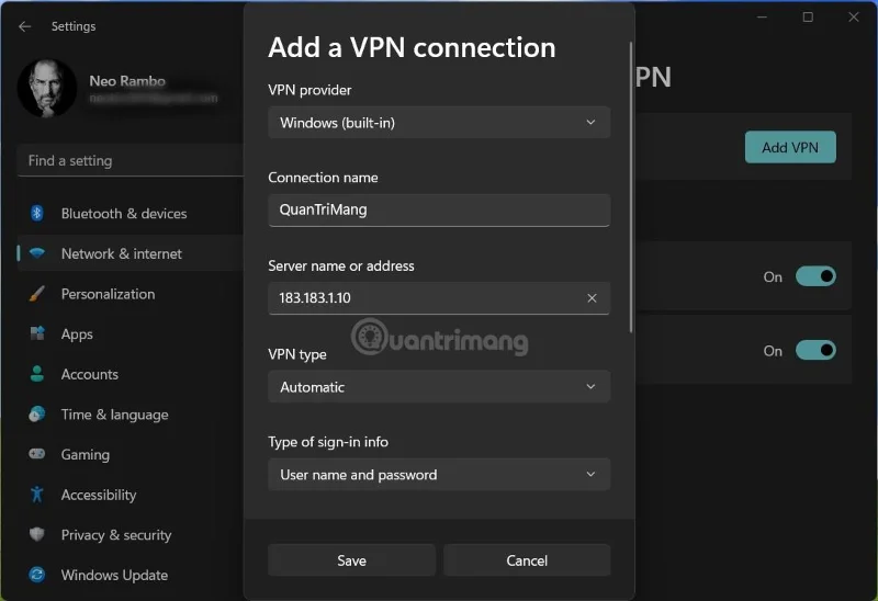 VPN installeren en gebruiken op Windows 11