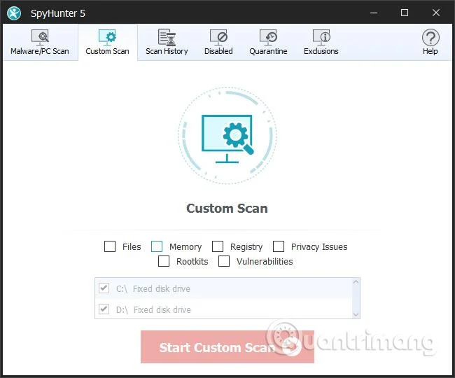 Cara menggunakan SpyHunter untuk mengalih keluar perisian pengintip dan menghalang keylogger