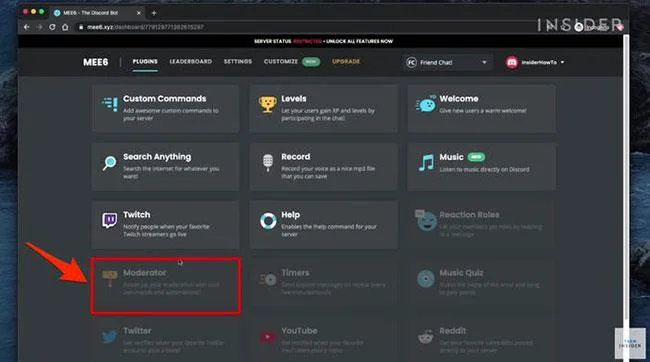 Bagaimana untuk menambah bot ke pelayan Discord