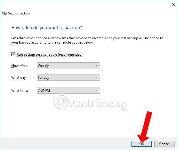 Bagaimana untuk membuat sandaran secara automatik pada Windows 10