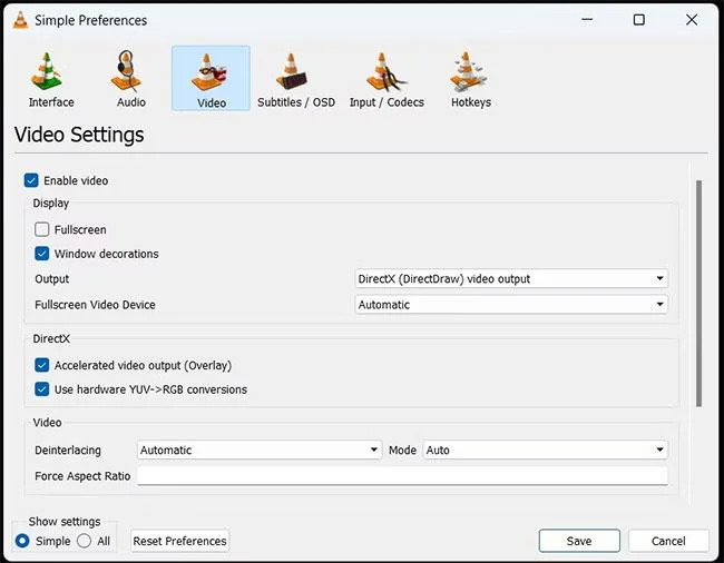 Windows 11'de video oynatmayan VLC Media Player hatası nasıl düzeltilir