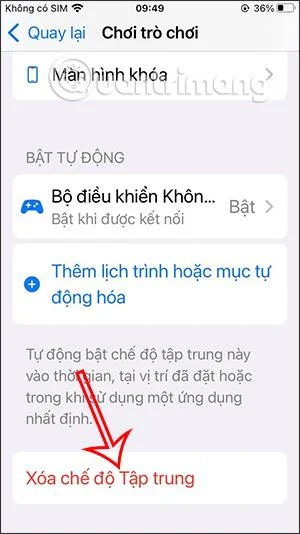 Bagaimana untuk memadamkan mod Fokus pada iPhone