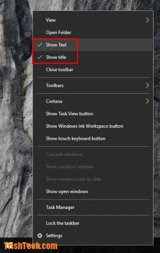 Windows 10でタスクバーアイコンを中央に配置する方法
