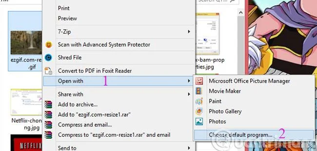Windows'ta Gif görüntüleri nasıl görüntülenir ve açılır?