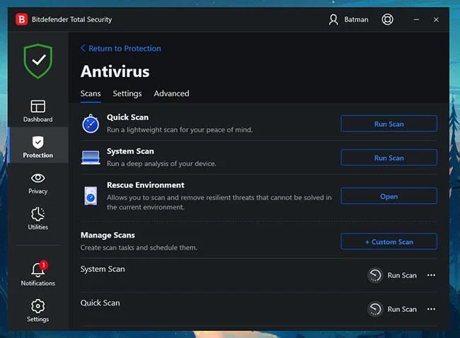 Adakah Microsoft Defender atau Bitdefender antivirus yang lebih baik?