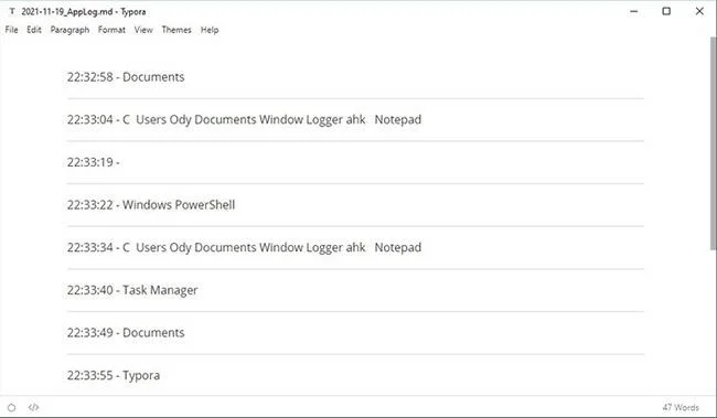 Cara membuat aplikasi penjejakan masa pada Windows dengan AutoHotKey