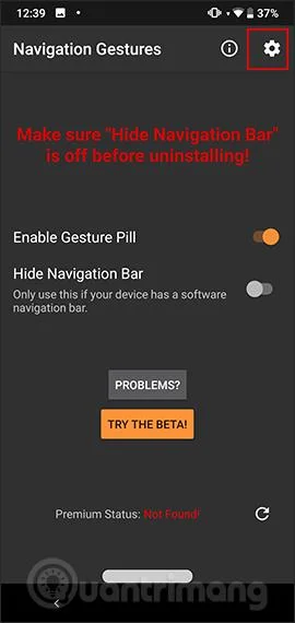 Cara membuat bar navigasi iPhone X pada Android