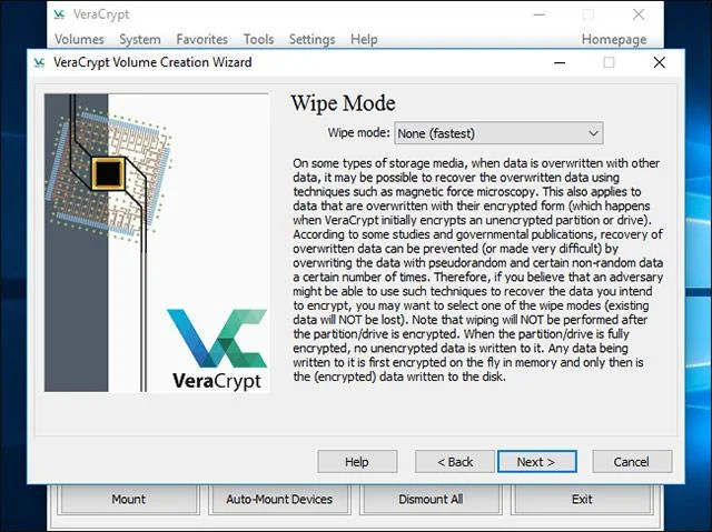 Bagaimana untuk menyulitkan pemacu sistem Windows dengan VeraCrypt