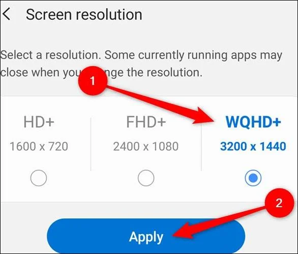 Bagaimana untuk menukar resolusi skrin Galaxy S20