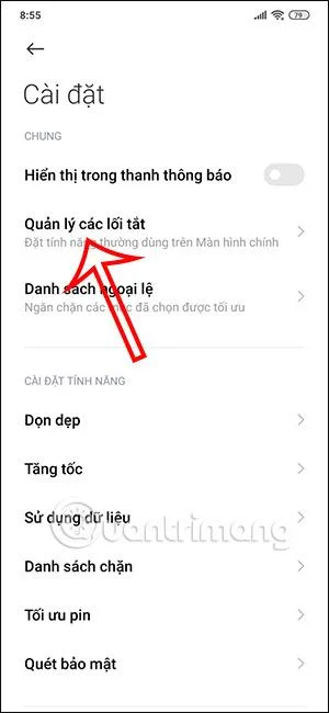 Bagaimana untuk mendayakan pintasan keselamatan pada telefon Xiaomi