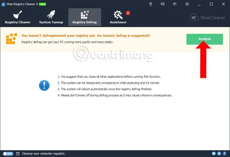 Kayıt defteri hatalarını temizlemek ve düzeltmek için Wise Registry Cleaner nasıl kullanılır?