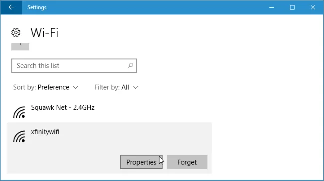 Arahan tentang cara menghalang Windows daripada menyambung secara automatik ke Wi-Fi