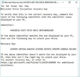Comment trouver la clé de récupération BitLocker dans Windows 10
